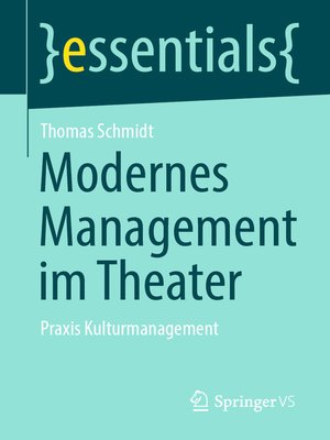 cover image of Modernes Management im Theater